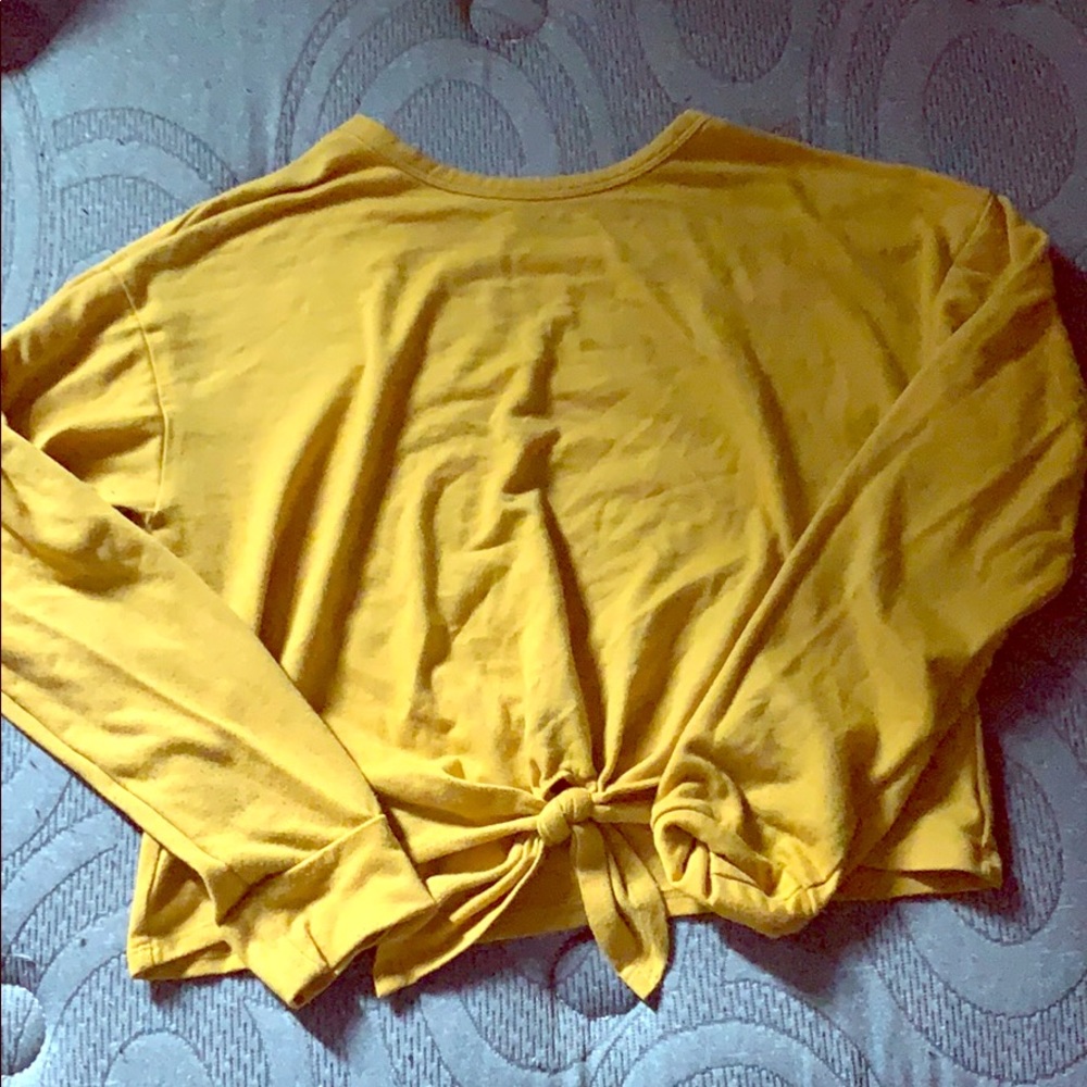 Long sleeve yellow shirt from H&M